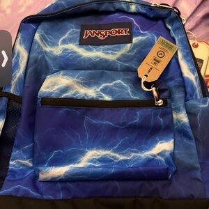 JanSport Electric Blue Backpack NWT